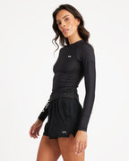 Womens Compression Long Sleeve Rash Vest