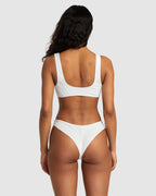 Womens Palm Grooves Bralette Bikini Top