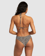 Womens Ditz Halter Tri Bikini Top