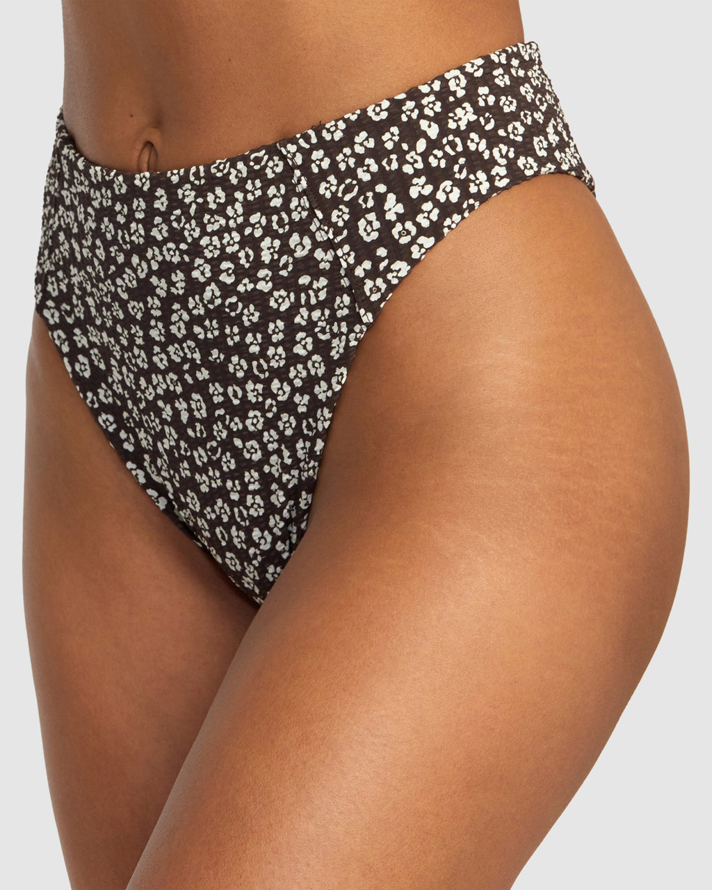 Womens Ditz High Rise Cheeky Bikini Bottom