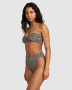 Womens Ditz High Rise Cheeky Bikini Bottom