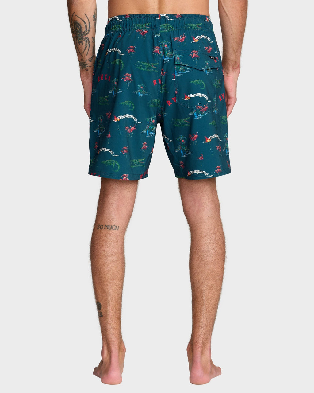 Mens VA Elastic 17" Swim Shorts