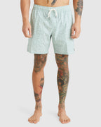 Mens Barnes 17" Elastic Swim Shorts