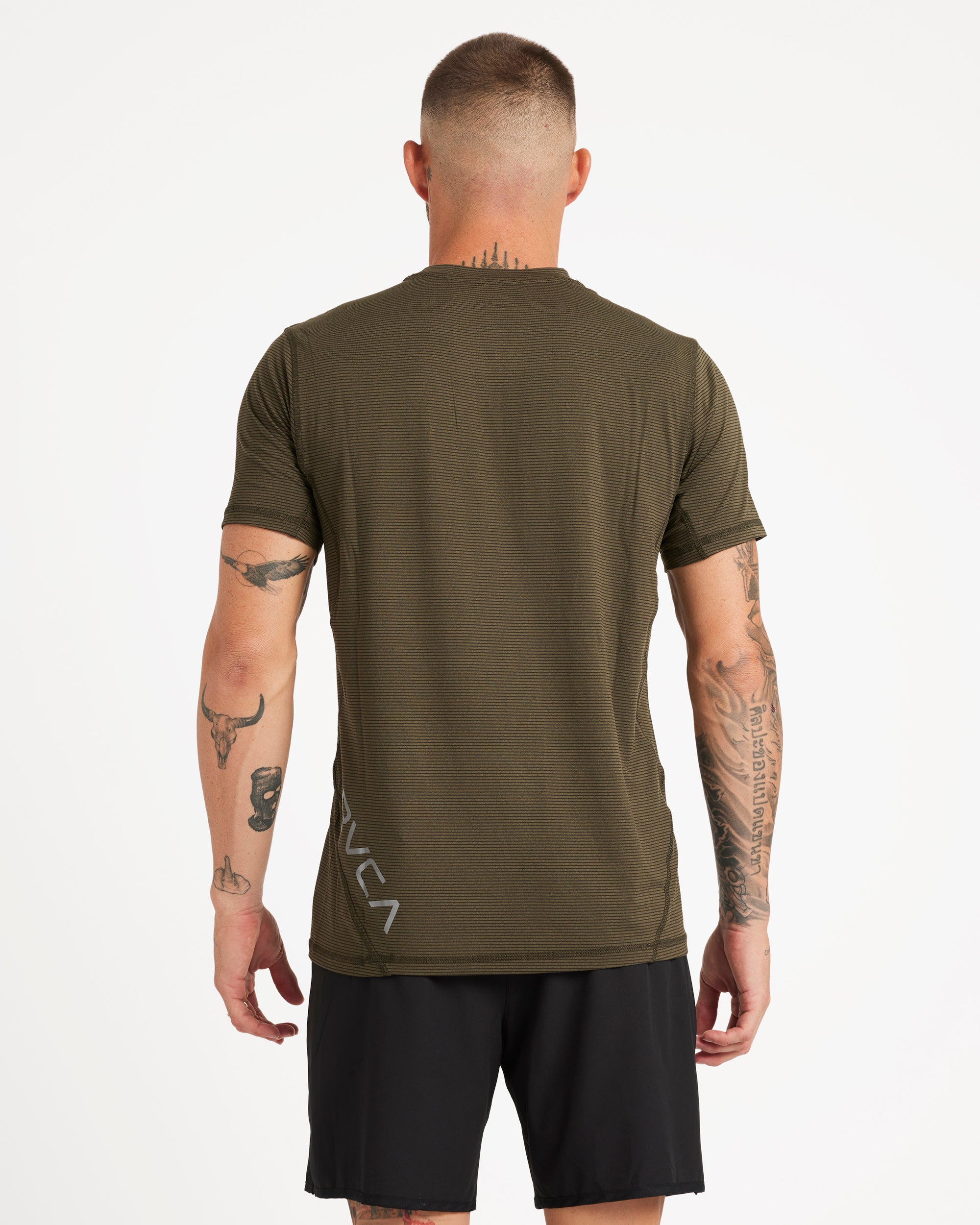 Mens Sport Vent Stripe T-Shirt