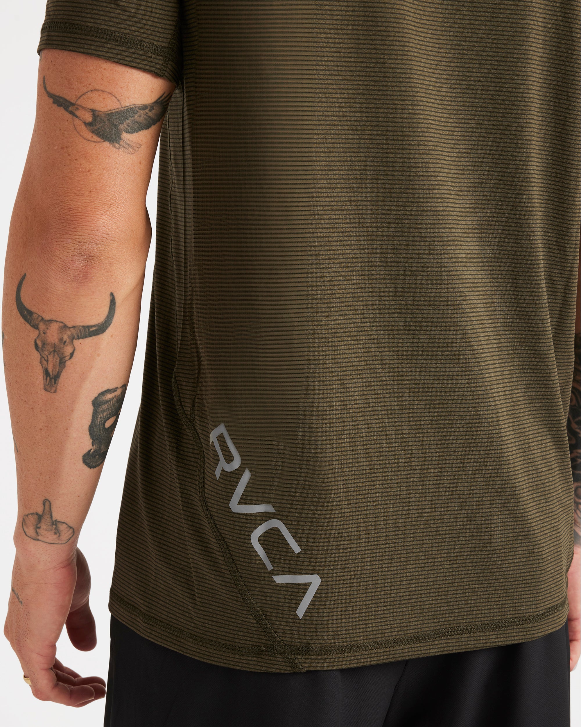 Mens Sport Vent Stripe T-Shirt