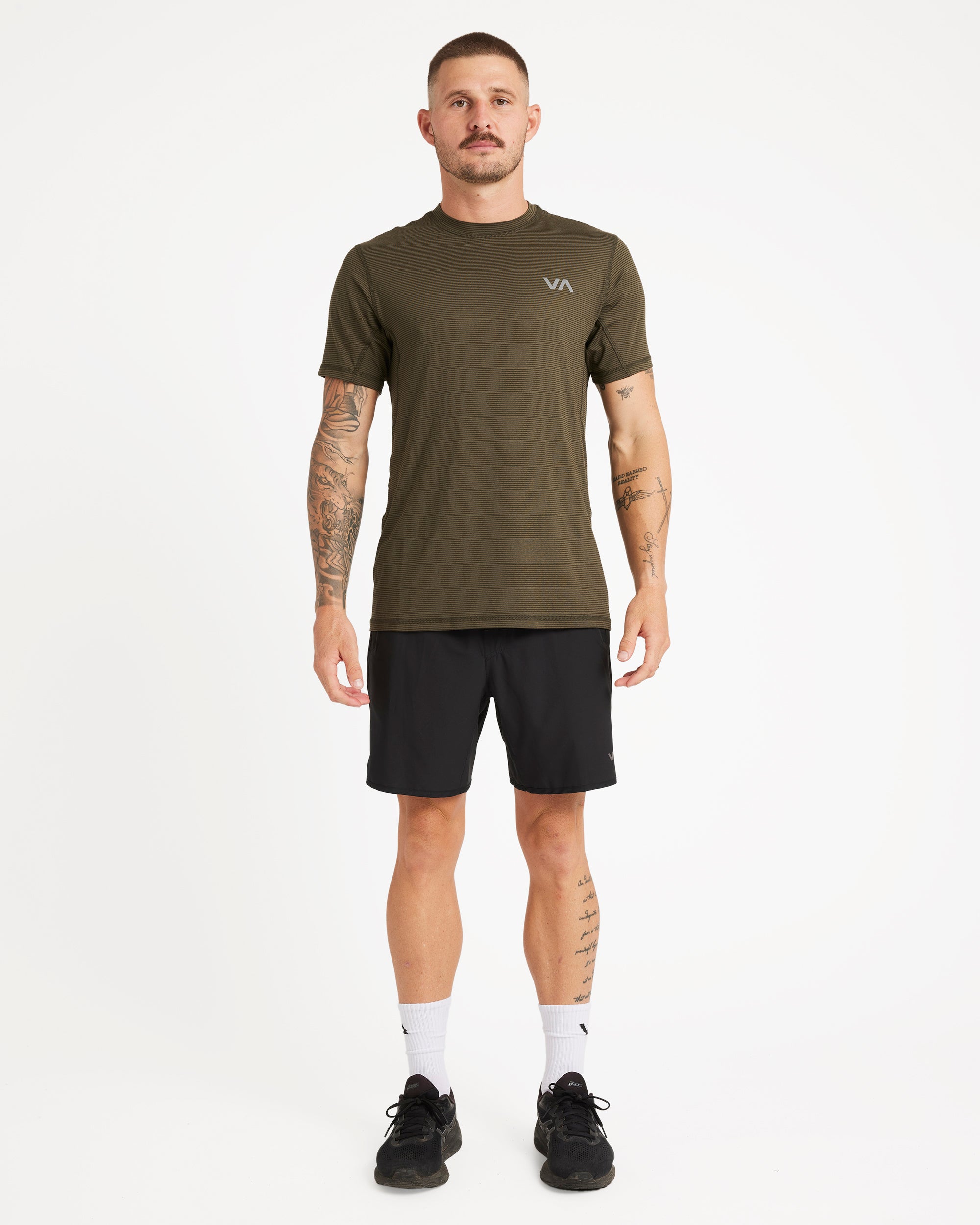 Mens Sport Vent Stripe T-Shirt