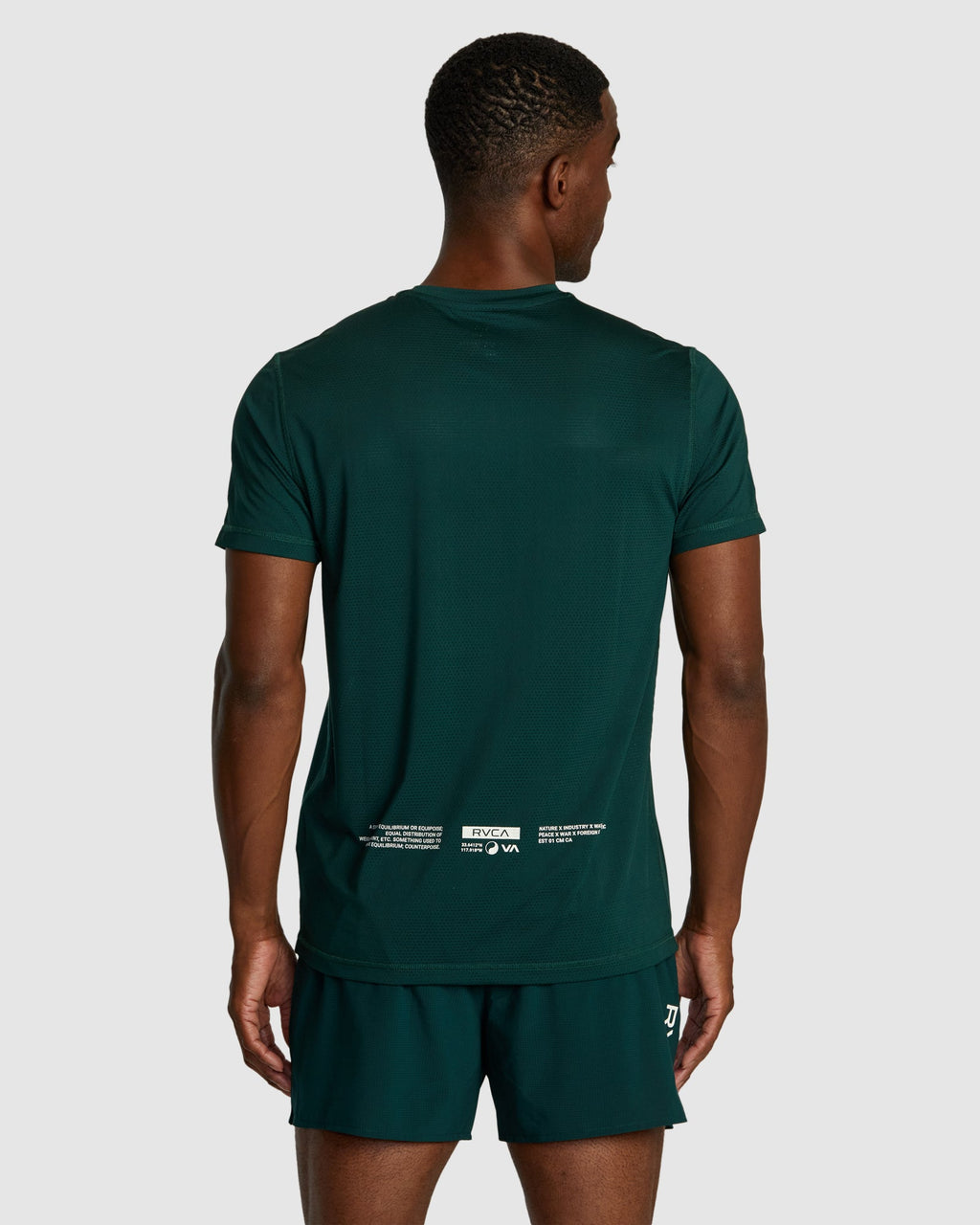 Mens Rvca Runner T-Shirt