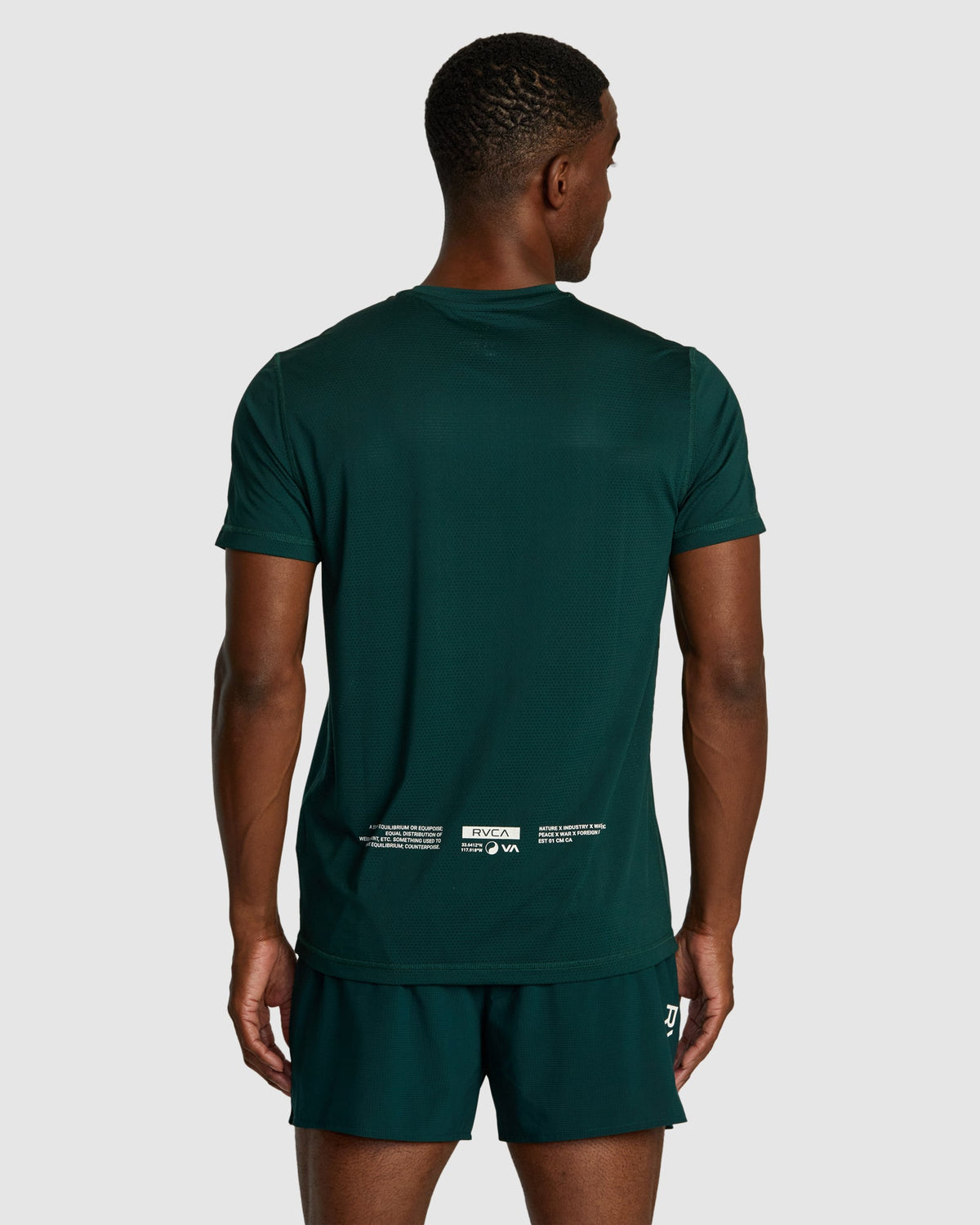 Mens Rvca Runner T-Shirt