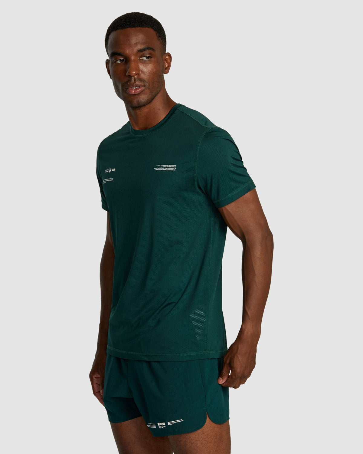 Mens Rvca Runner T-Shirt