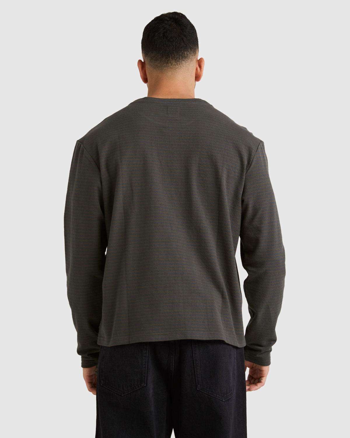 Mens Vacancy Crew Long Sleeve T-Shirt