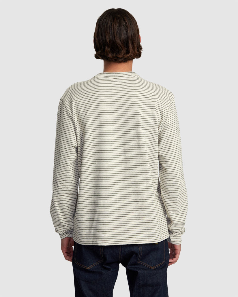 Mens Vacancy Crew Long Sleeve T-Shirt