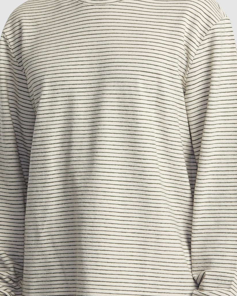 Mens Vacancy Crew Long Sleeve T-Shirt