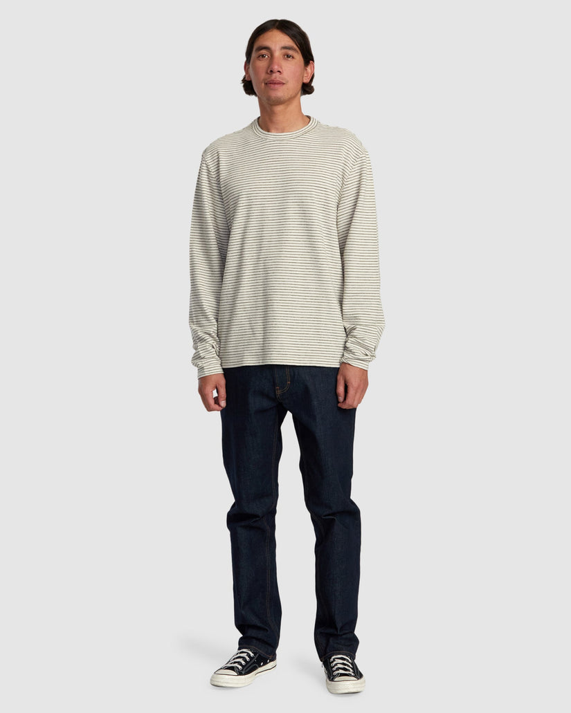 Mens Vacancy Crew Long Sleeve T-Shirt