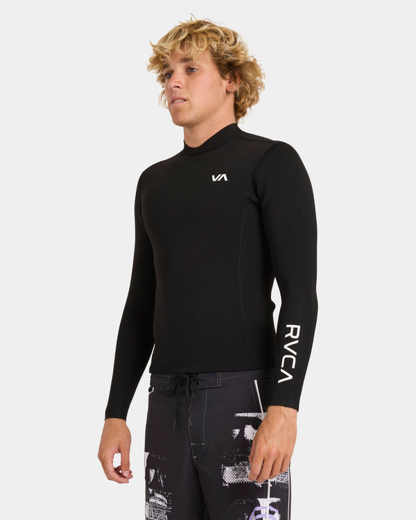 Mens 2mm Balance Back Zip Long Sleeve Wetsuit Top