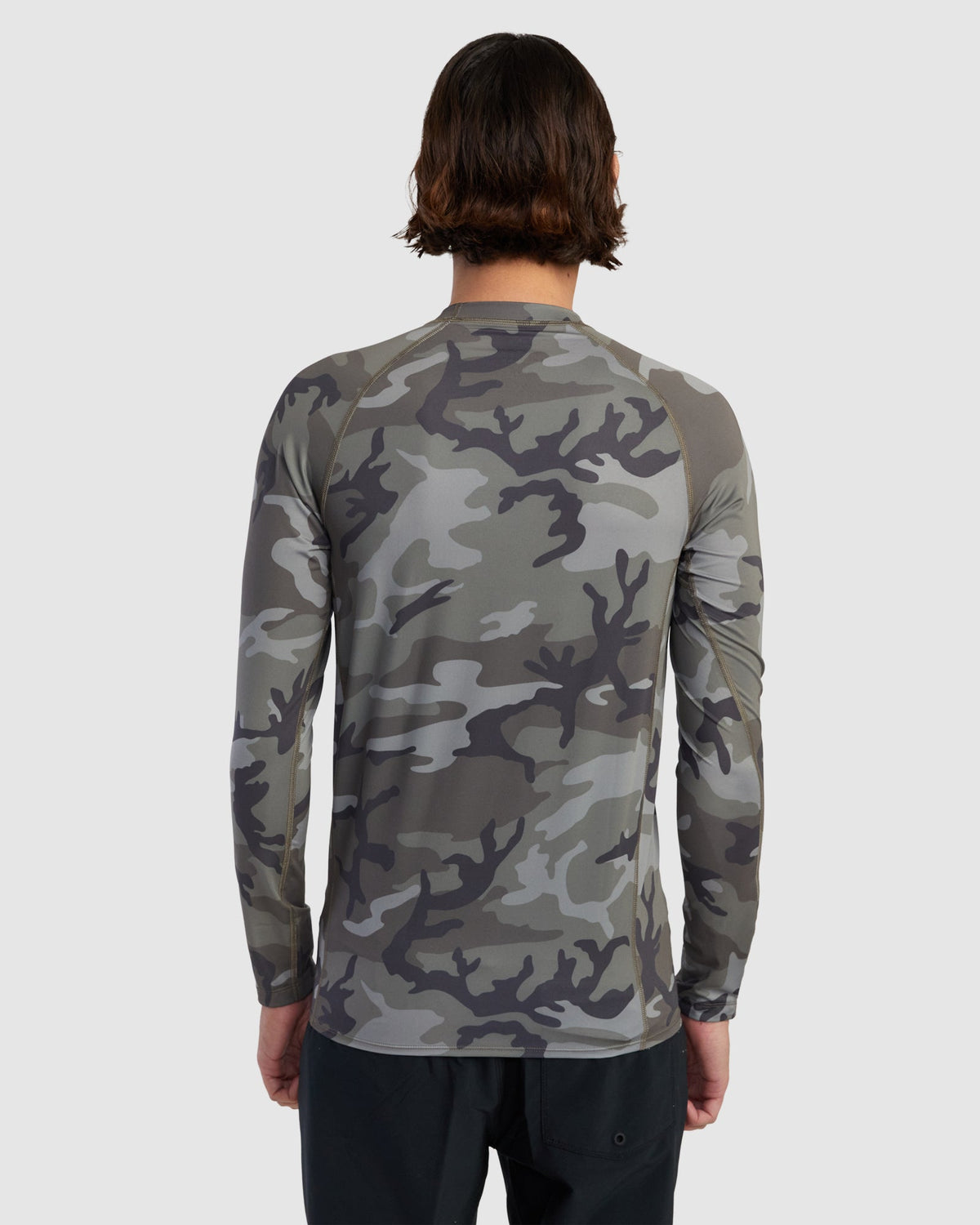 Mens RVCA Long Sleeve Rash Vest