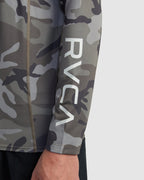 Mens RVCA Long Sleeve Rash Vest