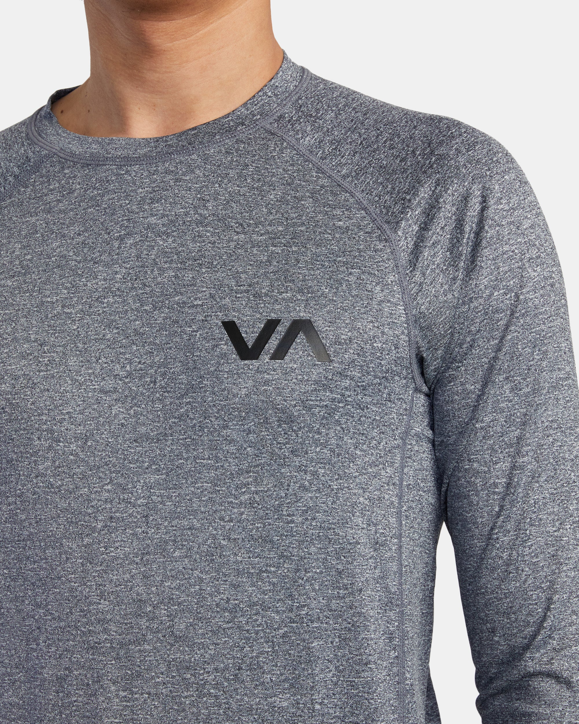 Mens RVCA Long Sleeve Rash Vest