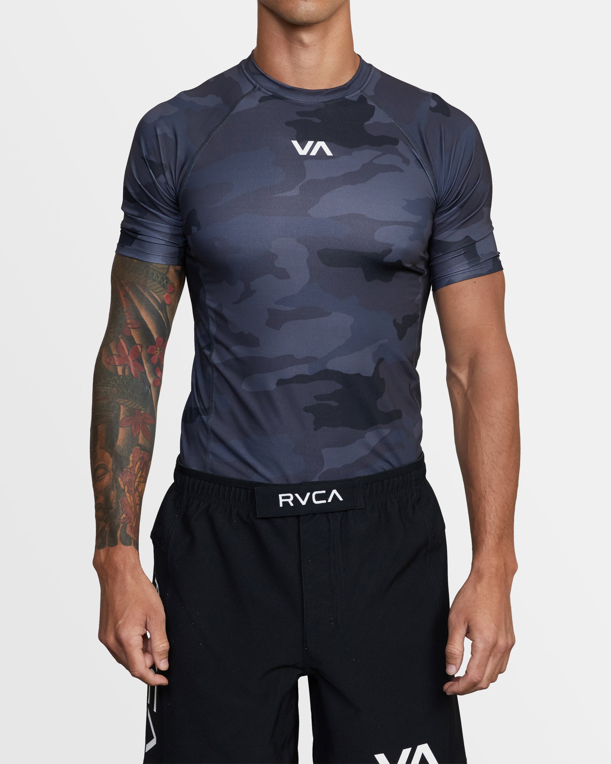 Mens Sport Short Sleeve Rash Vest