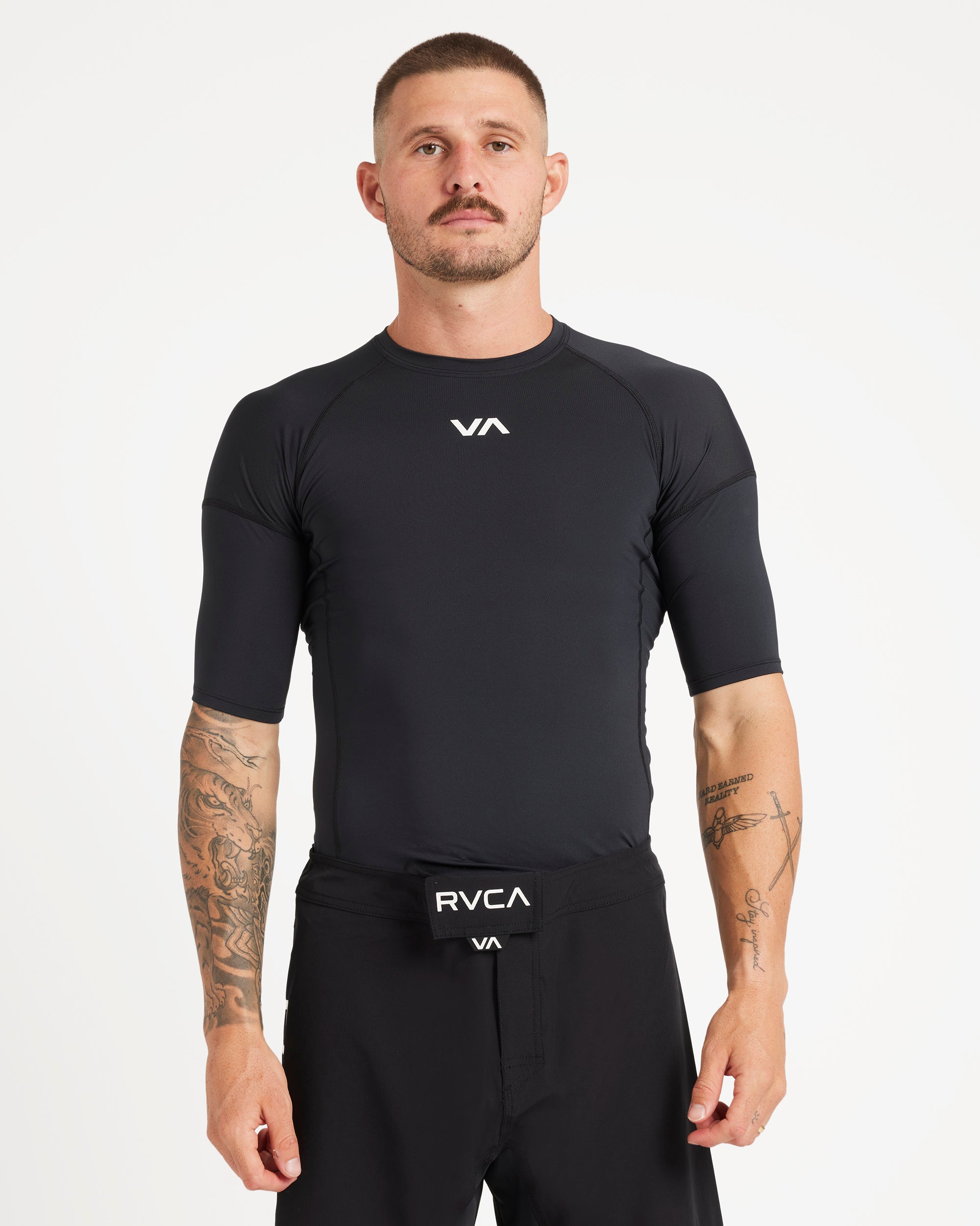 Mens Sport Short Sleeve Rash Vest