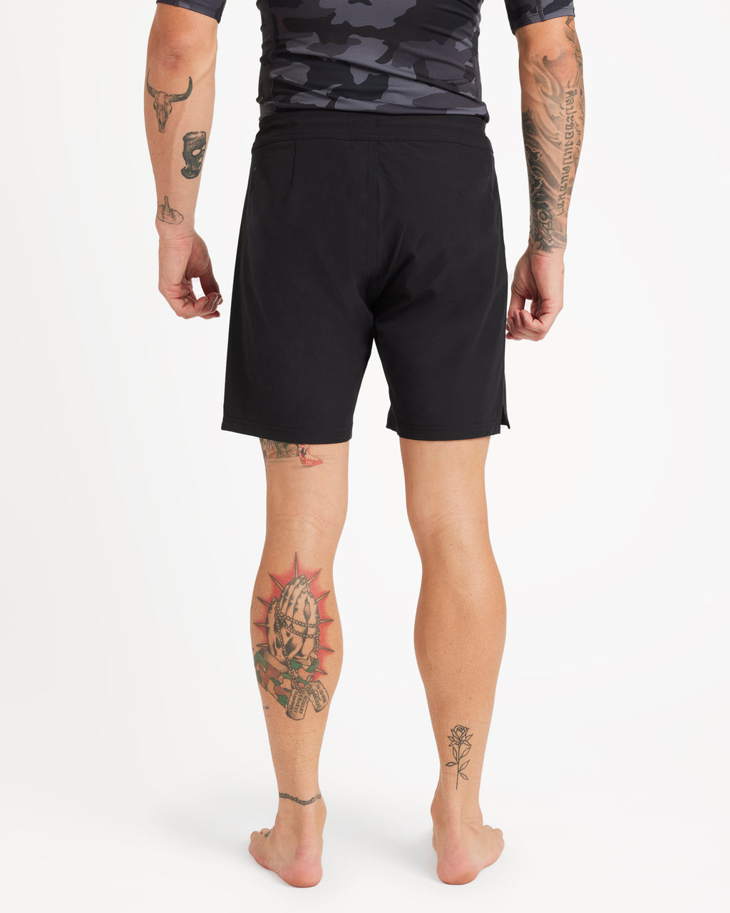 Mens Fight Scrapper Elastic 17" Shorts