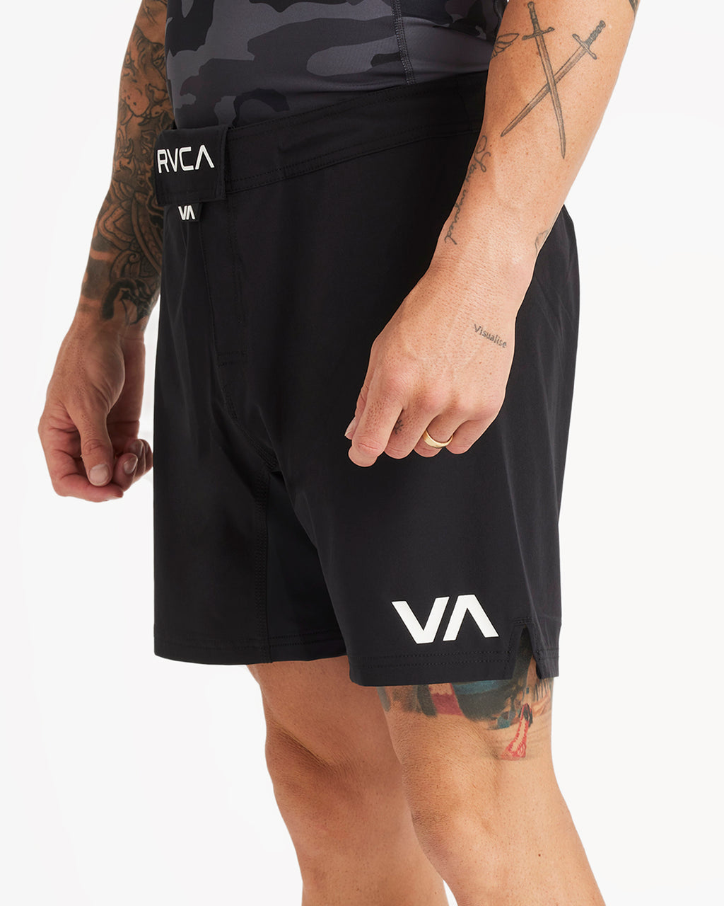 Mens Fight Scrapper Elastic 17" Shorts