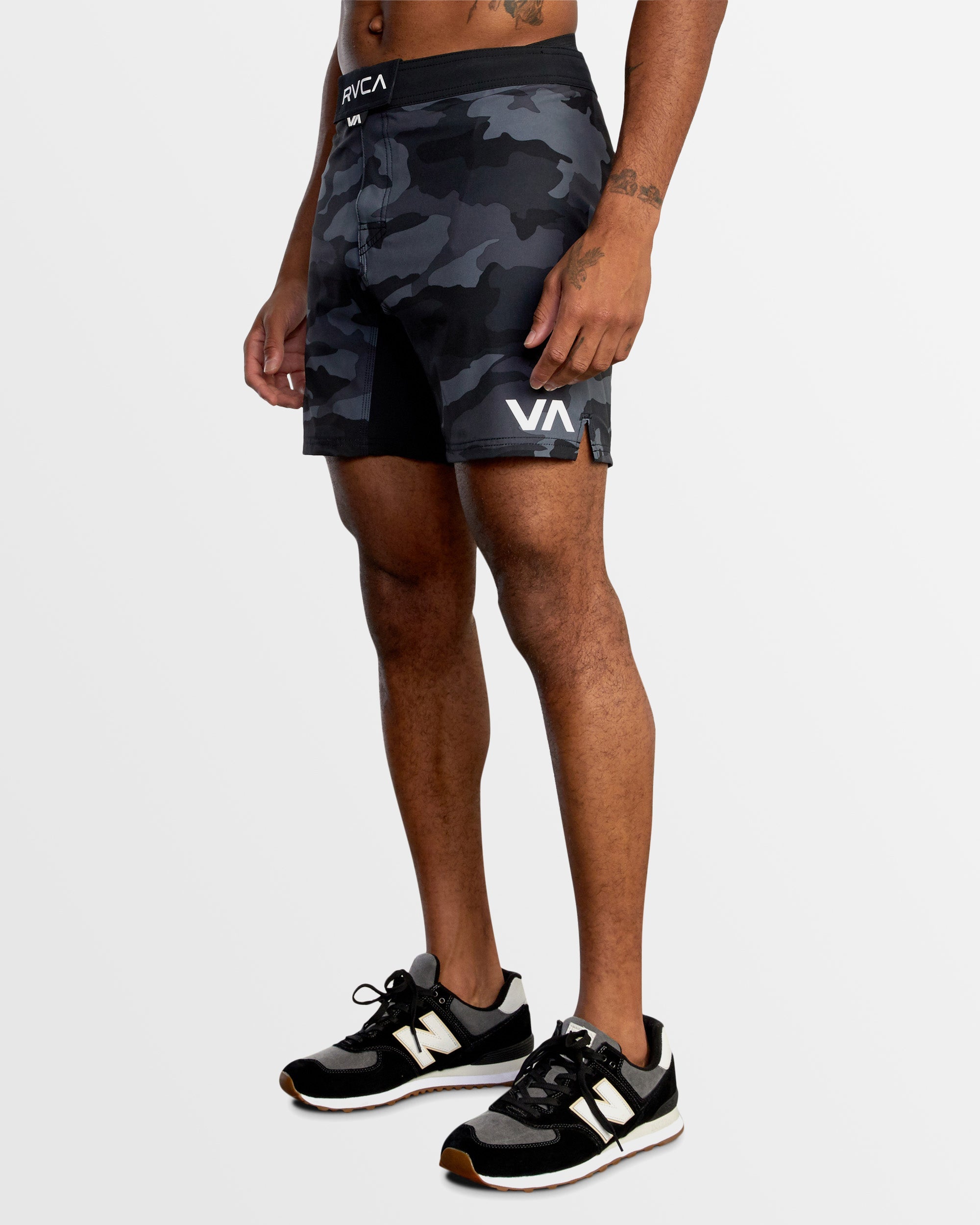 Mens Fight Scrapper Elastic 17" Shorts
