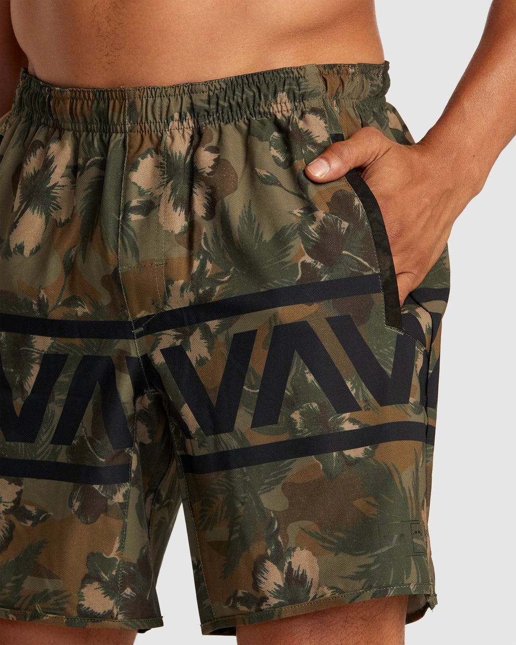 Mens Hawaii Yogger Stretch17" Walkshorts