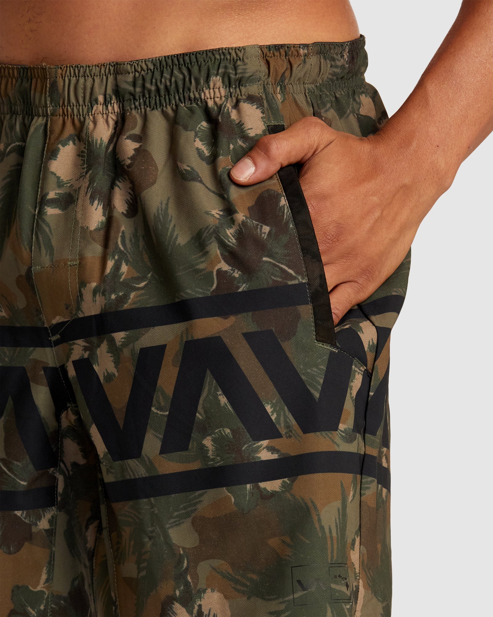 Mens Hawaii Yogger Stretch17" Walkshorts