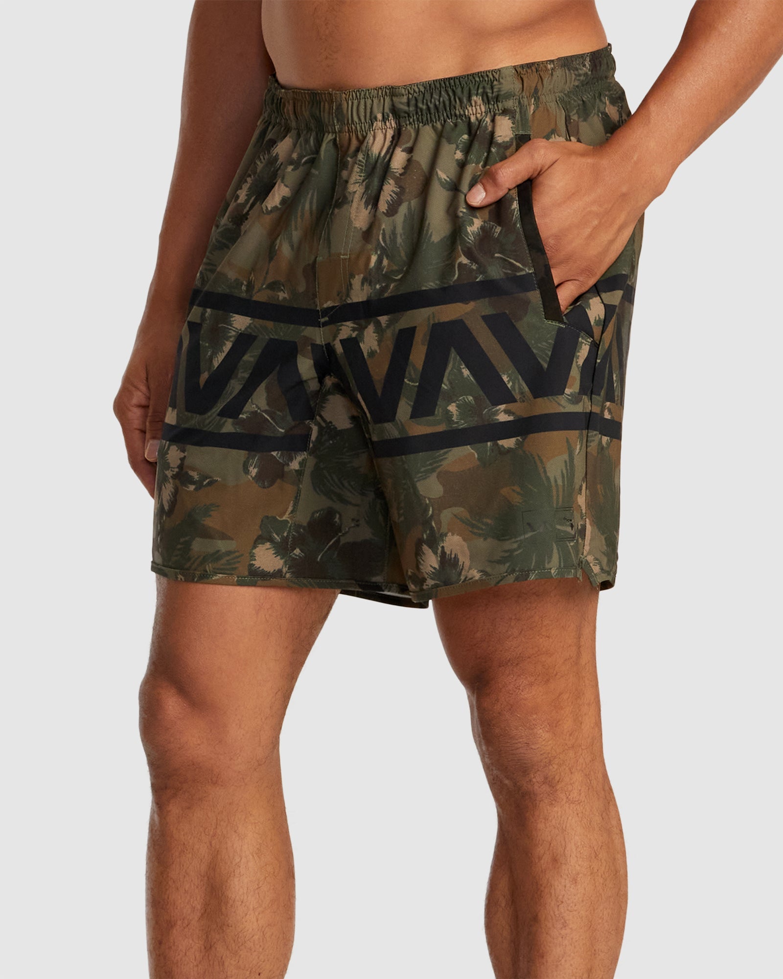 Mens Hawaii Yogger Stretch17" Walkshorts