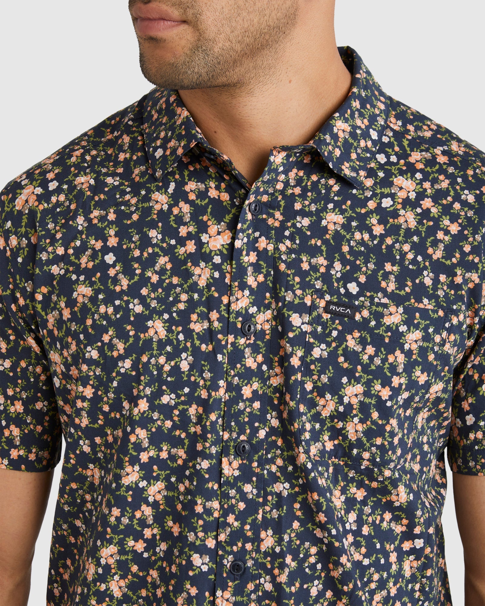 Mens Botanical Short Sleeve Shirt