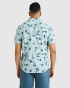 Mens Pommier Palms Short Sleeve Shirt