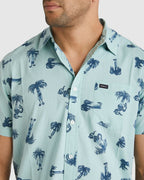 Mens Pommier Palms Short Sleeve Shirt