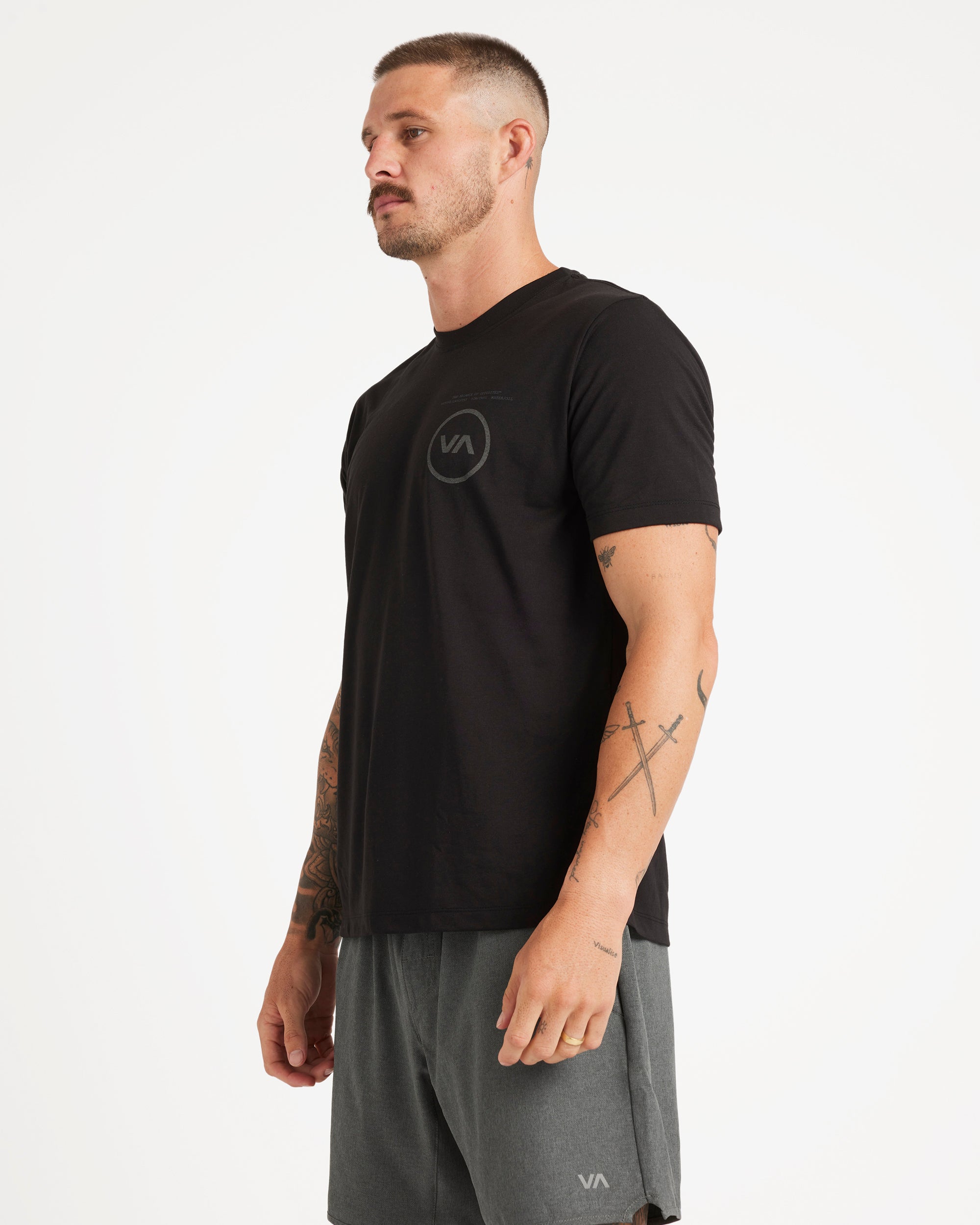 Mens VA Circle Splitter T-Shirt