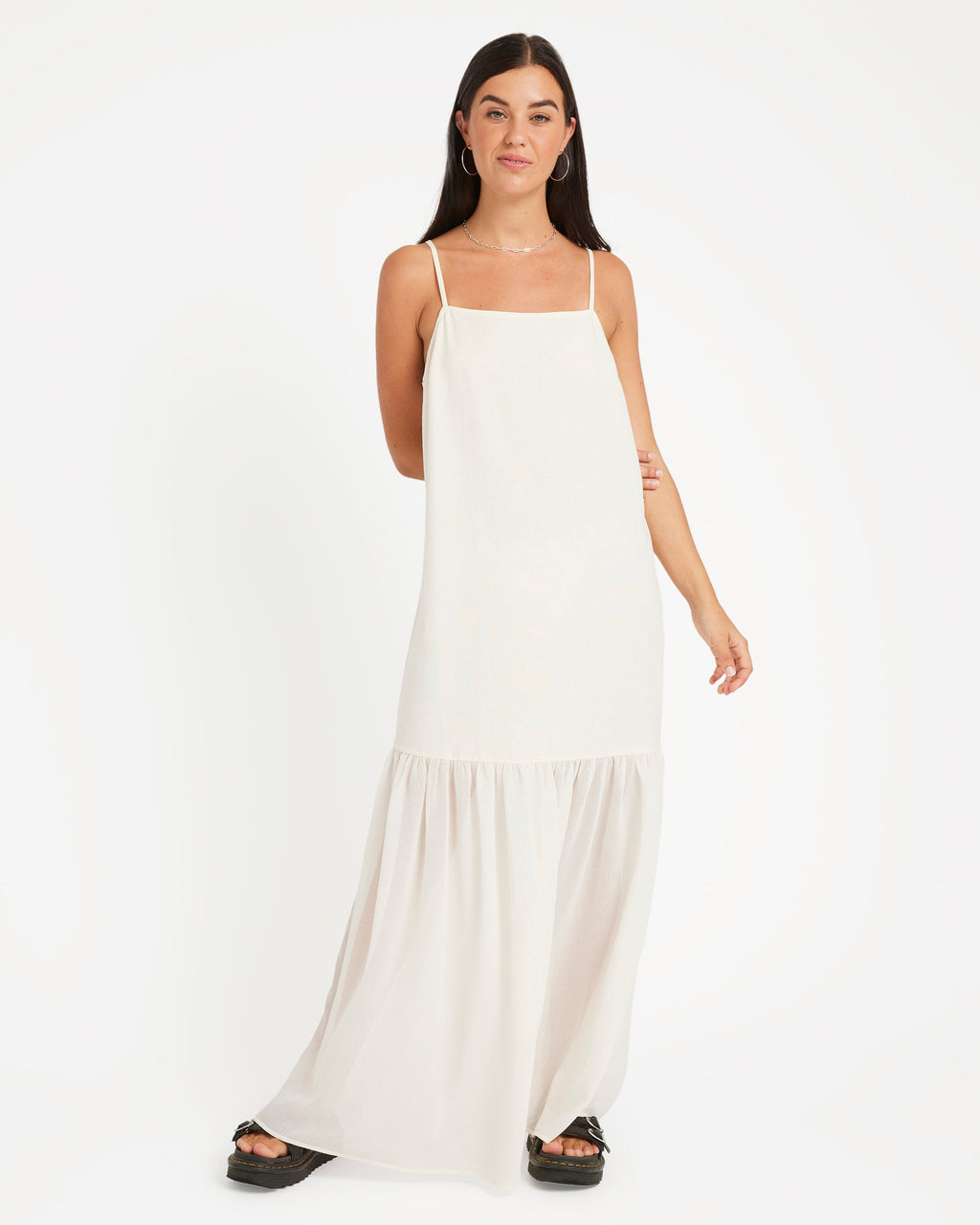 Womens Small Talk Maxi Dress