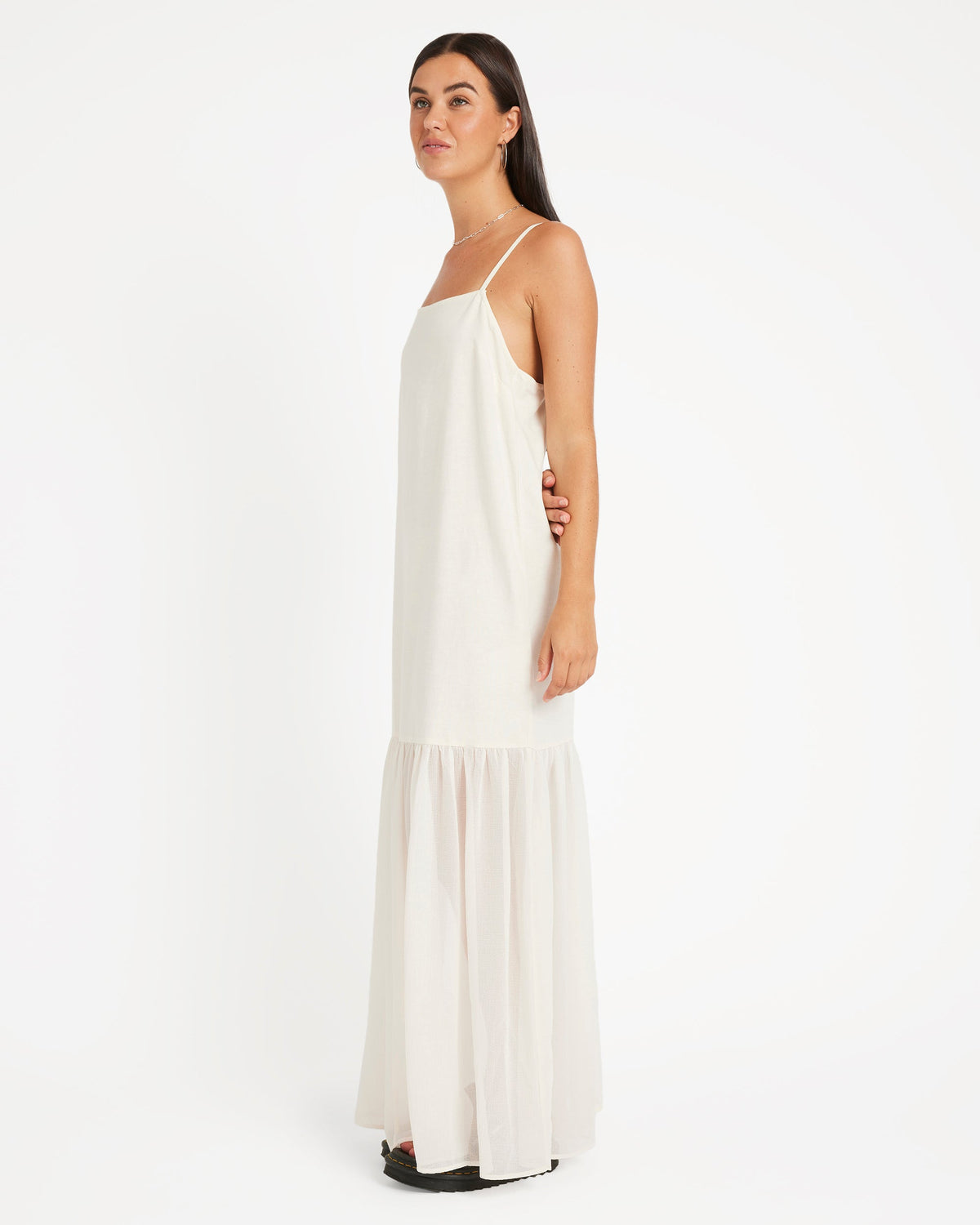 Womens Small Talk Maxi Dress