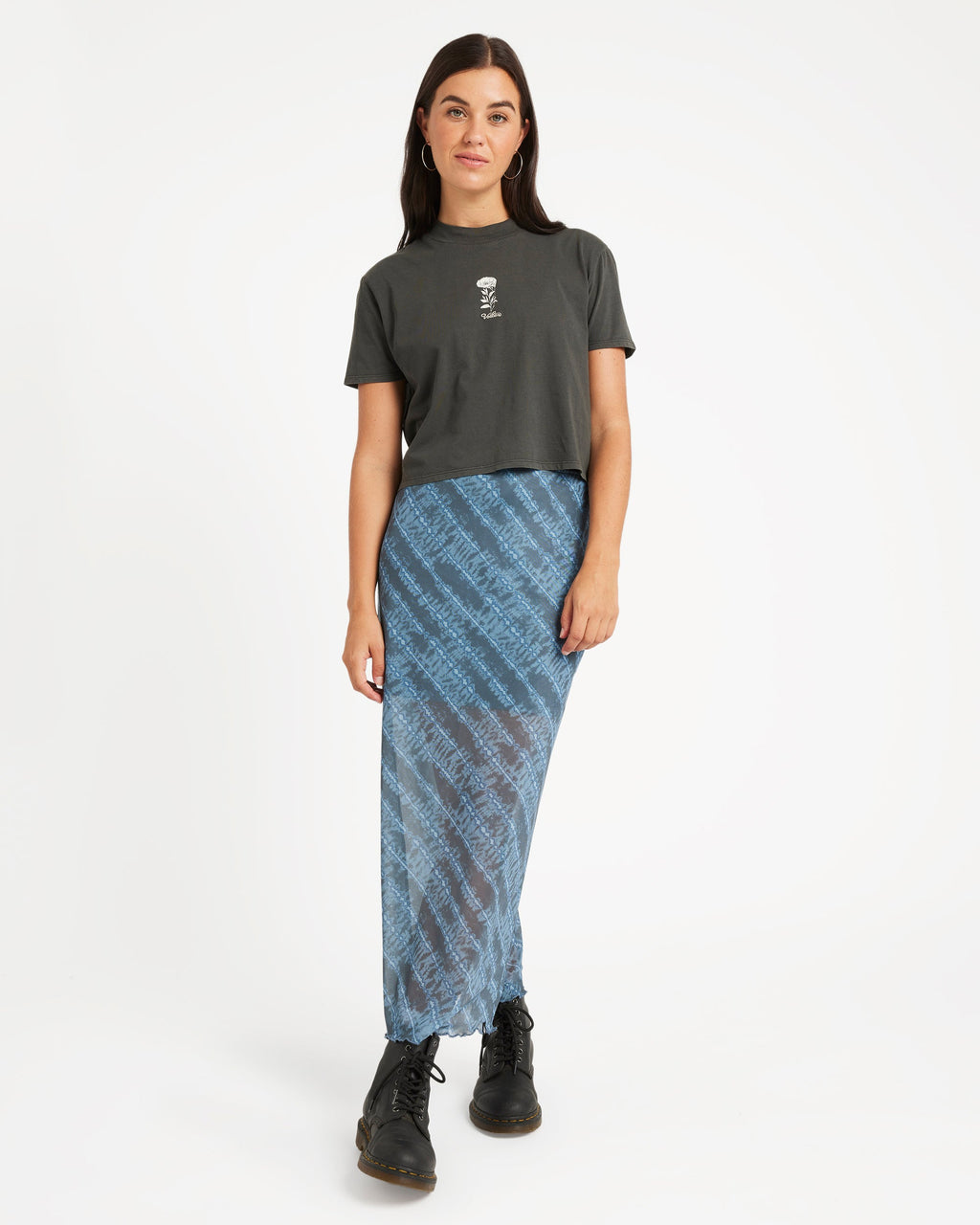 Womens Wicked Lightning Maxi Skirt