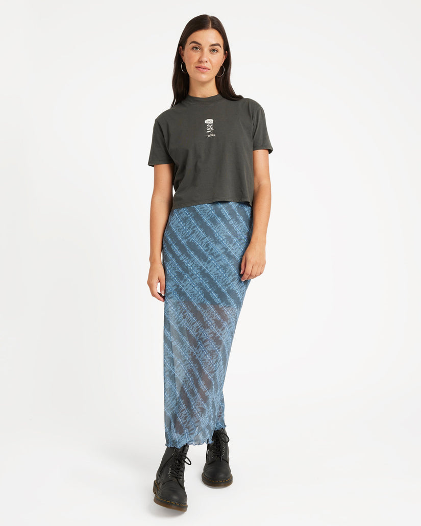 Womens Wicked Lightning Maxi Skirt