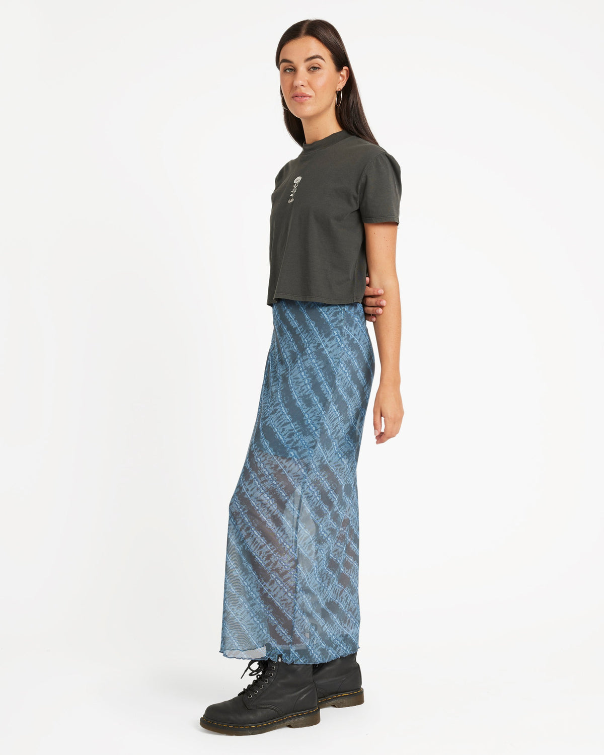 Womens Wicked Lightning Maxi Skirt
