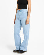 Womens Stoned BF High Rise Denim Jeans