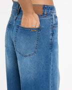 Womens Stoned BF Low Rise Denim Jeans