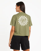 Womens Dial Crop T-Shirt