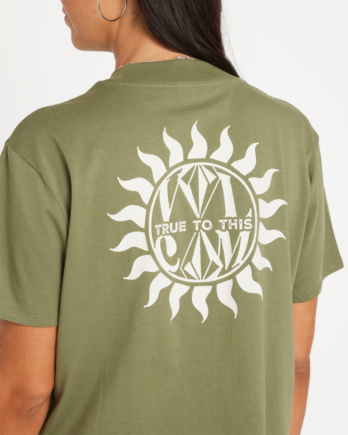 Womens Dial Crop T-Shirt