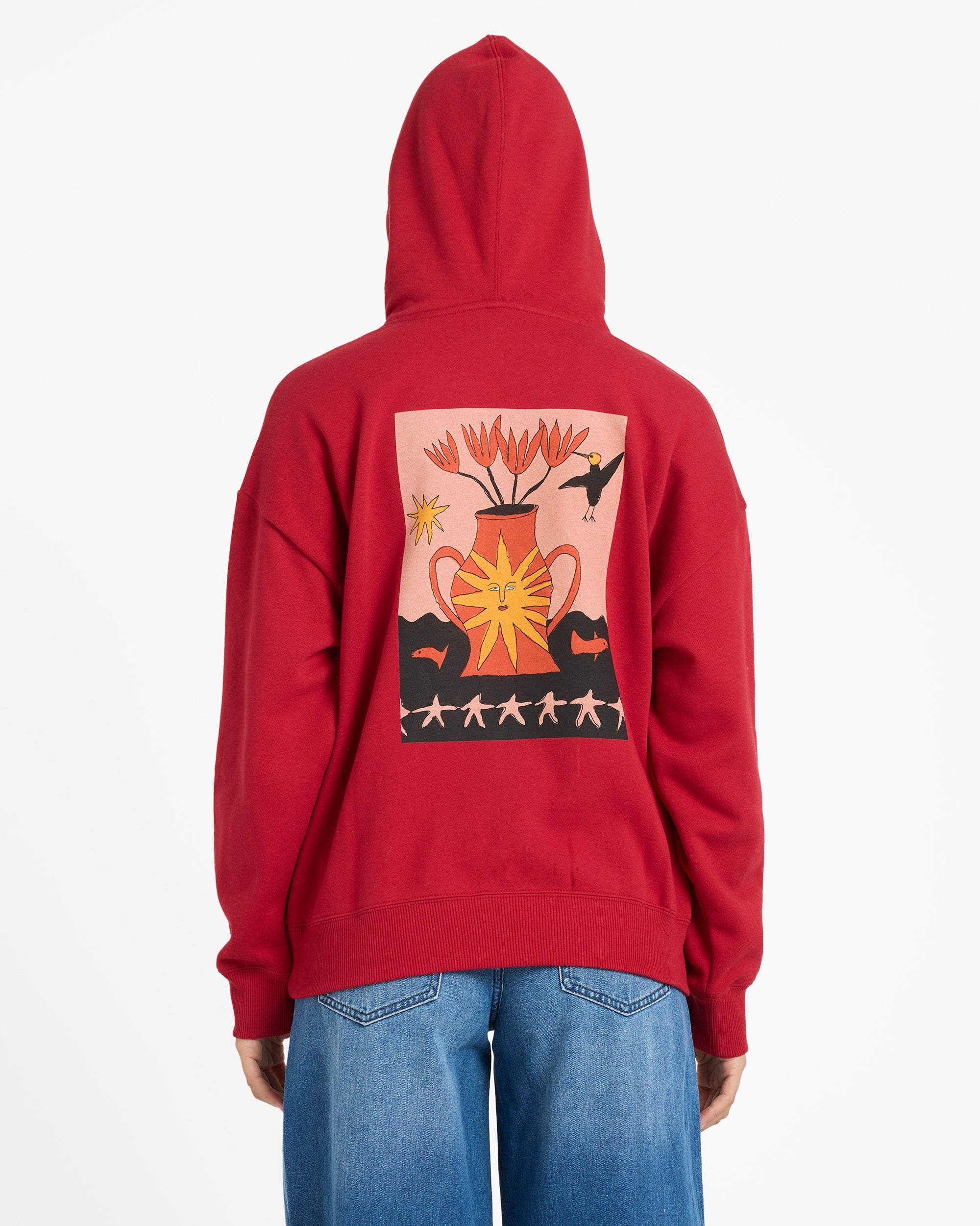 Womens Moove On Pullover Hoodie