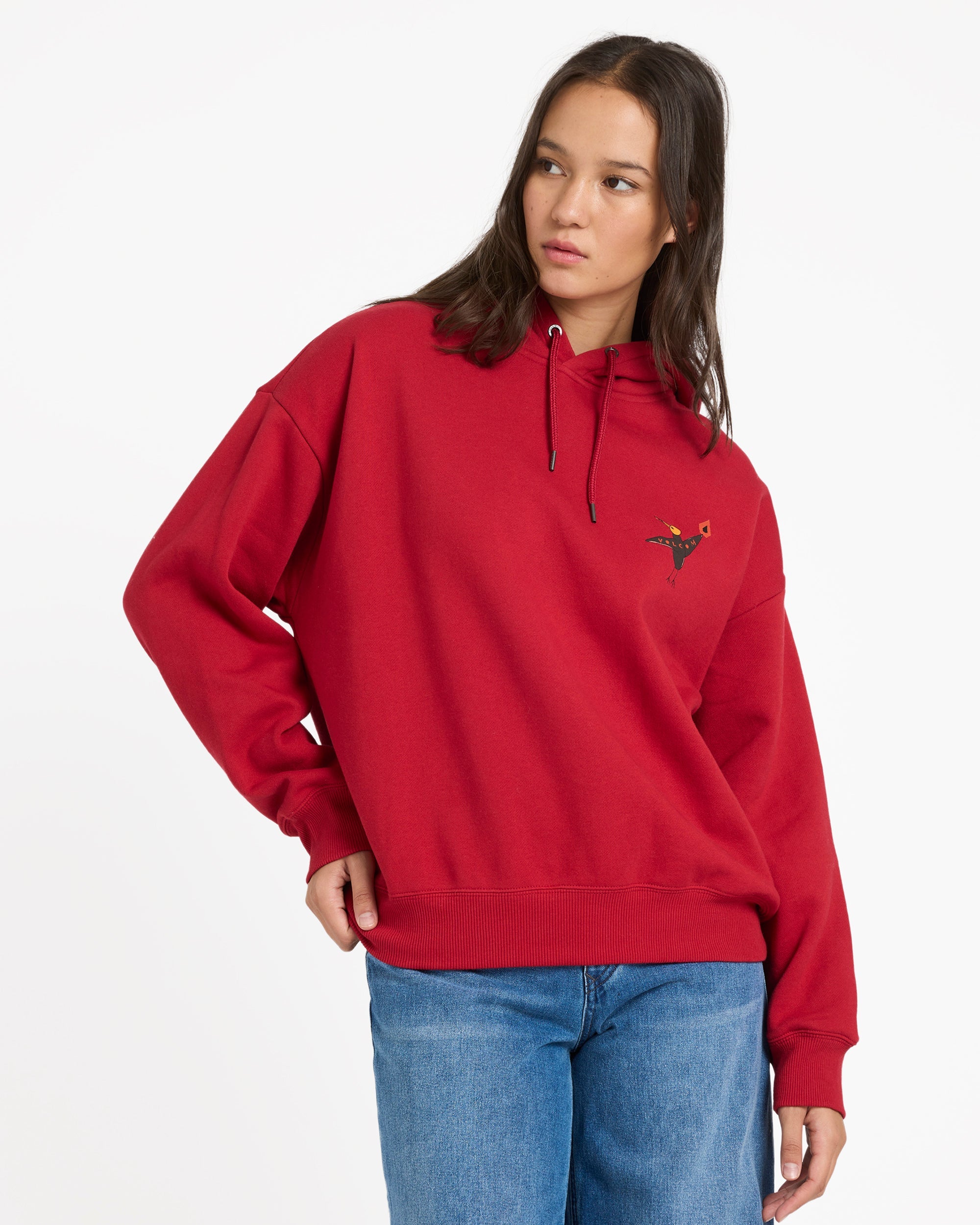 Womens Moove On Pullover Hoodie