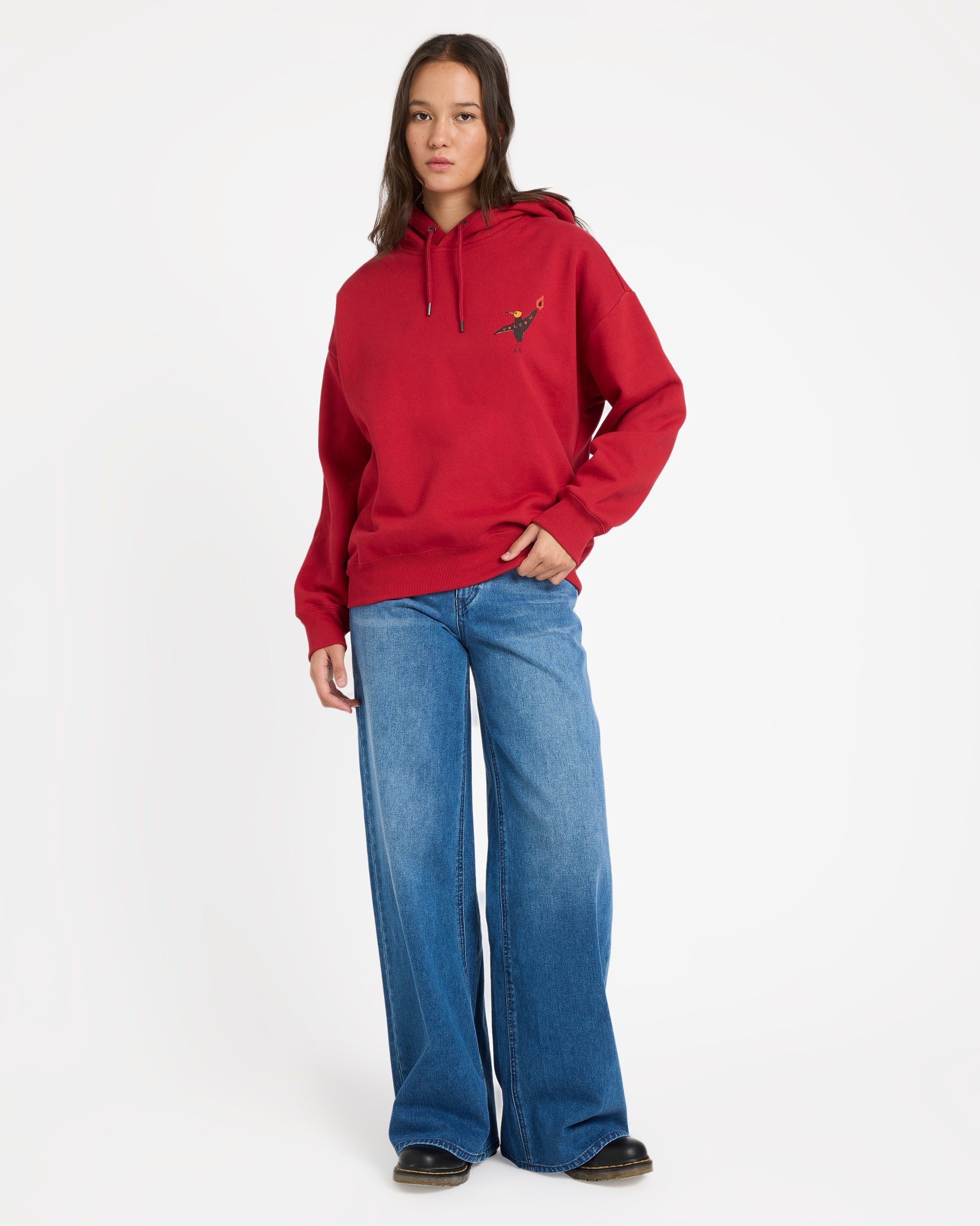 Womens Moove On Pullover Hoodie