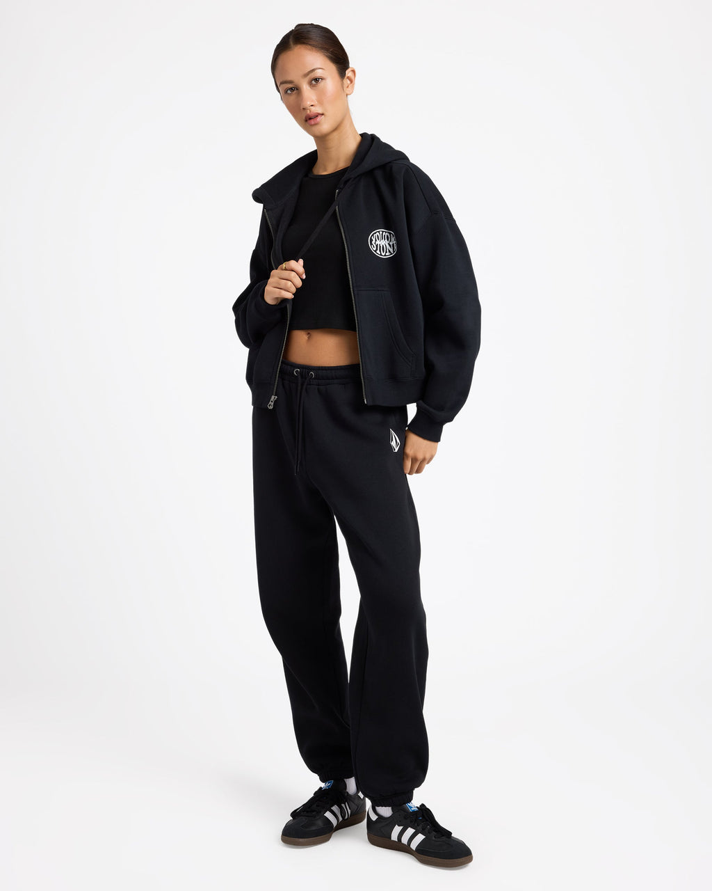 Womens Get Up Zip Up Hoodie