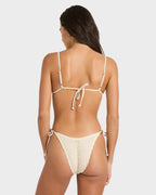 Womens Twisted Tides Triangle Bikini Top