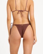 Womens Twisted Tides Tie Side Bikini Bottom