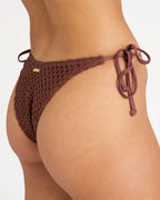 Womens Twisted Tides Tie Side Bikini Bottom
