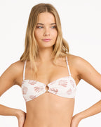 Womens Sandy Shells Rio Bandeau Bikini Top
